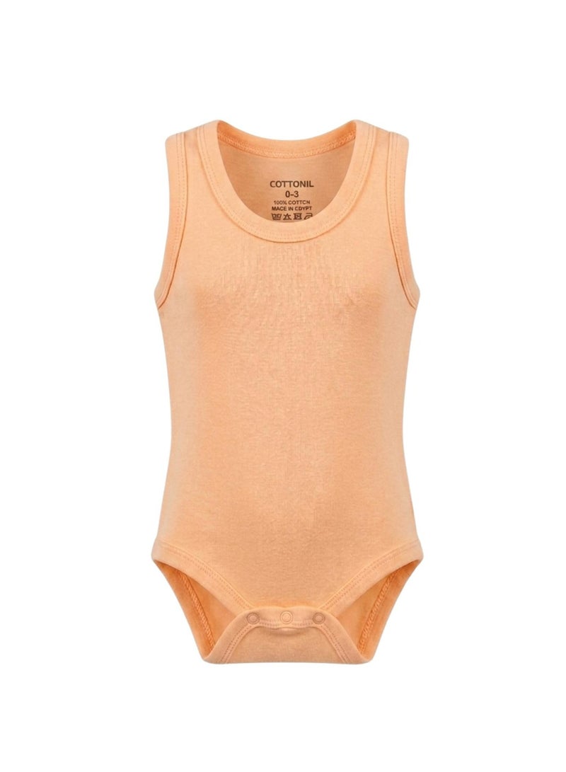 Cottonil Pack of 6 Tank Top Bodysuits 100% Cotton for Baby Girl - Image 2