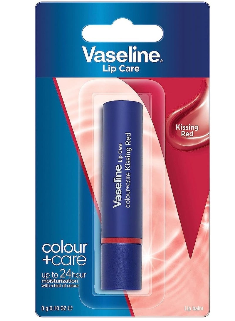 فازلين أحمر شفاه ملون + عناية بالشفتين 3 غرام - Image 1