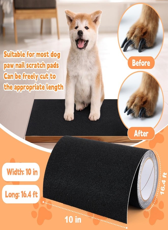 Aliceset Pet Nail Self Adhesive Replacement Emery Paper Fits Dog Scratch Pad Dog Nail Board Sandpaper Cat Litter Box DIY for Pet to Scratch Alternatives(10 Inch X 16ft) - Image 2