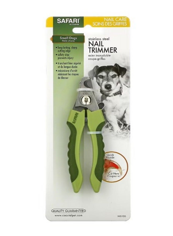 Safari Stainless Steel Nail Trimmer Small Dogs 1 Tool - Image 1