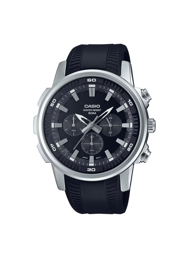 كاسيو ساعة يد من  راتينج كرونوغراف MTP-E505-1AVDF - Image 1