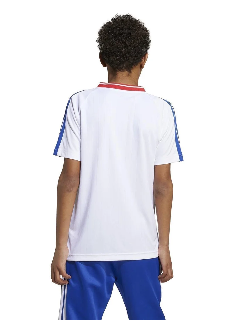 Adidas Adidas J Hot Tee White T-Shirt (Short Sleeve) T-Shirts For Kids