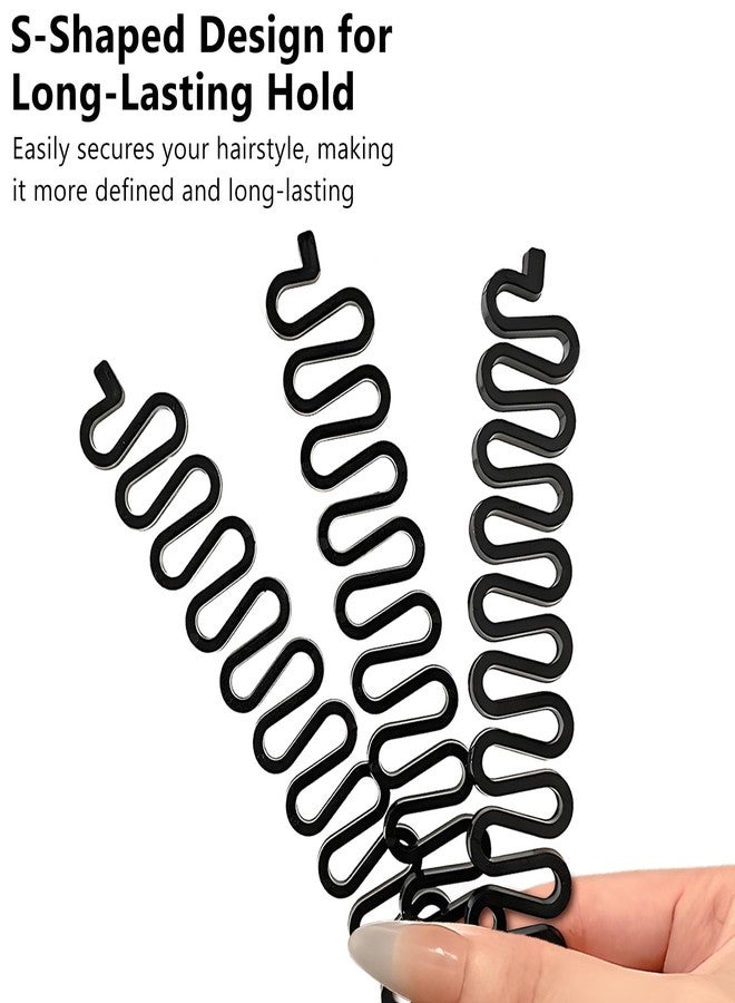 Jaasuee 5 Pcs Hair Braiding Tool with Hook, Magic Twist Roller Bun Maker, DIY Hair Styling Accessories for Creating Elegant Hairstyles, Suitable for All Hair Types (Black) - Image 5
