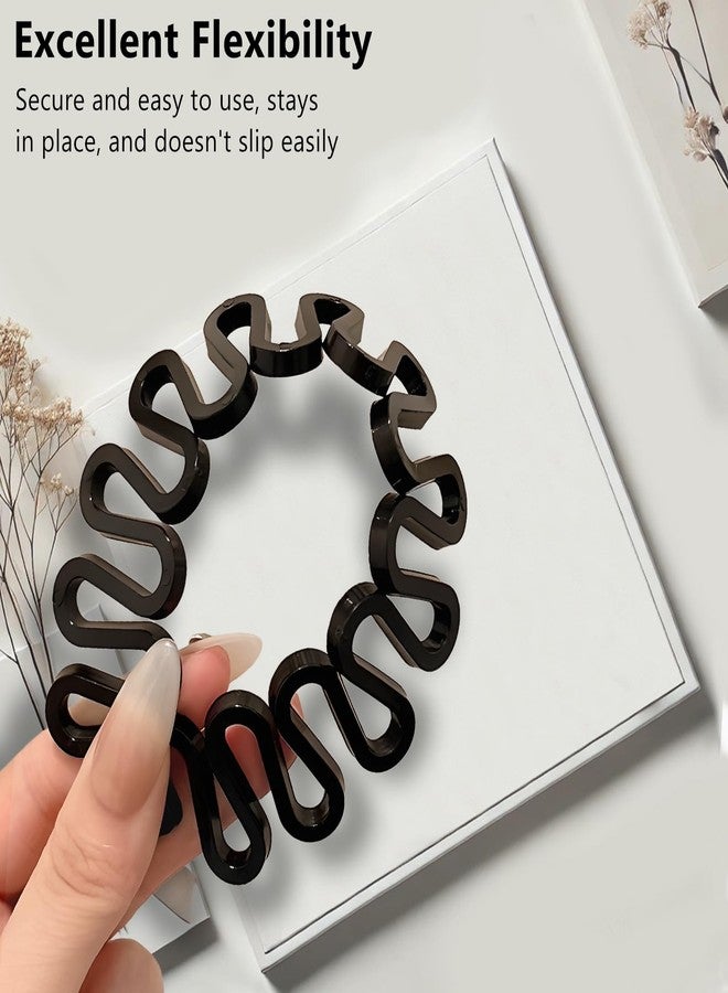 Jaasuee 5 Pcs Hair Braiding Tool with Hook, Magic Twist Roller Bun Maker, DIY Hair Styling Accessories for Creating Elegant Hairstyles, Suitable for All Hair Types (Black) - Image 3