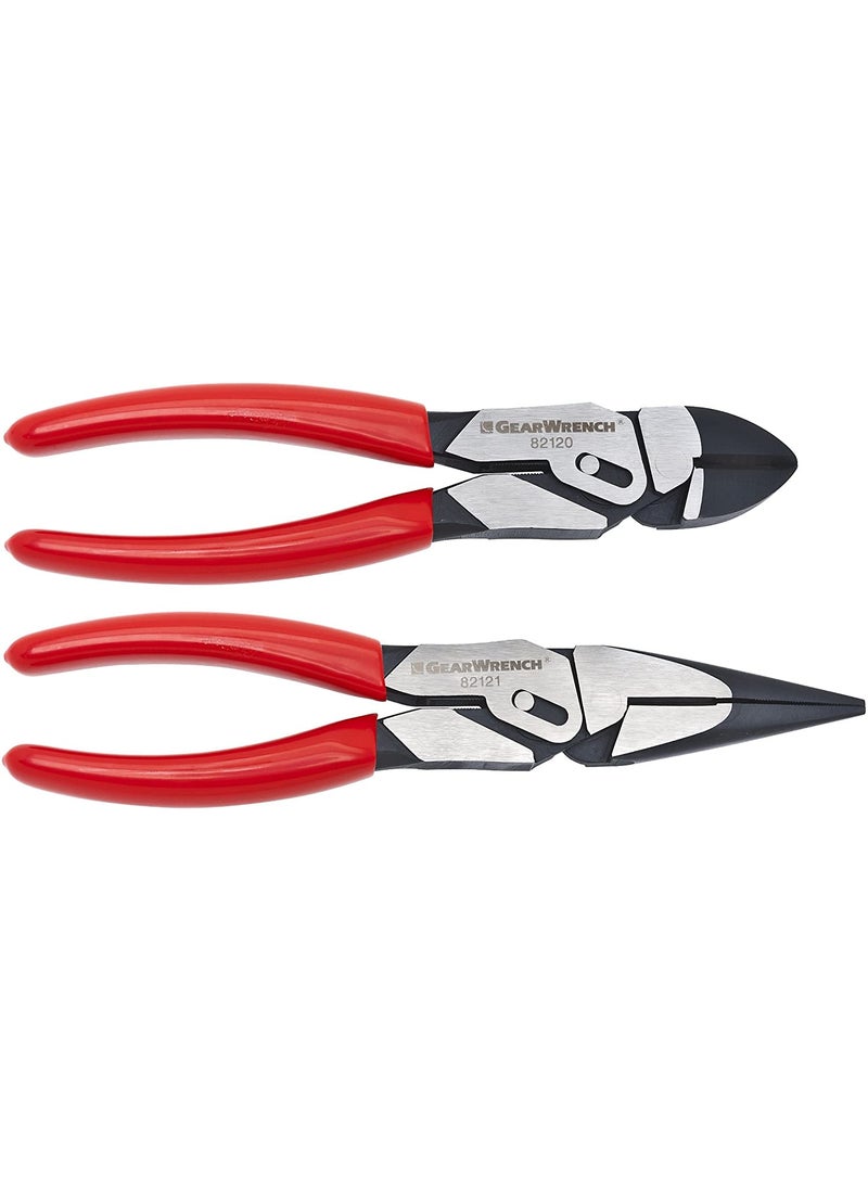 GearWrench GEARWRENCH 2 Pc. 8" PivotForce™ Compound Action Plier Set - 82124 