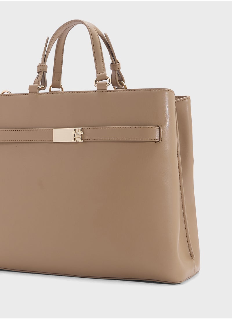 TOMMY HILFIGER HERITAGE SATCHEL  - Image 4