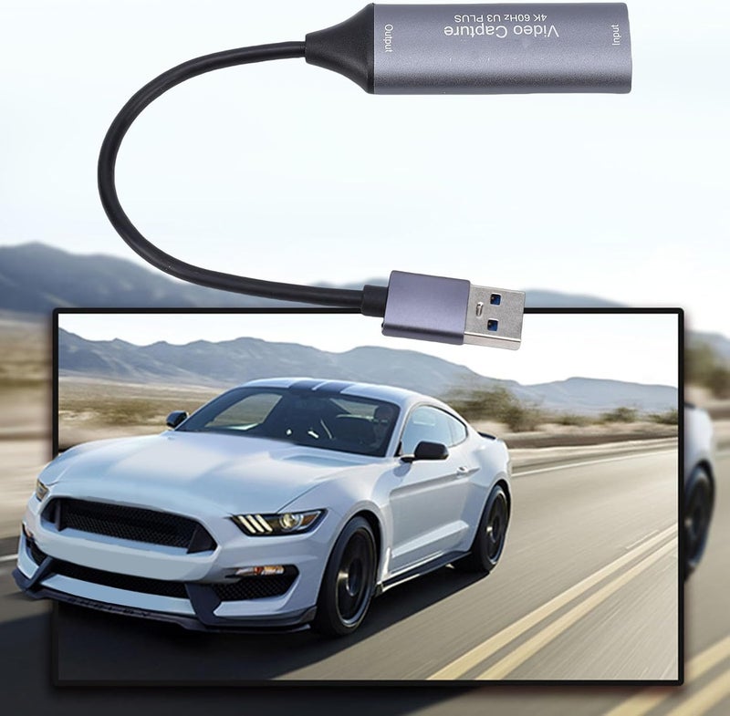 4K 60Hz Video Card, HD Multimedia USB 3.0 Sound Video with Ultra Low Latency Technology, for PC Streaming Game Recording Live Broadcasting - Image 3