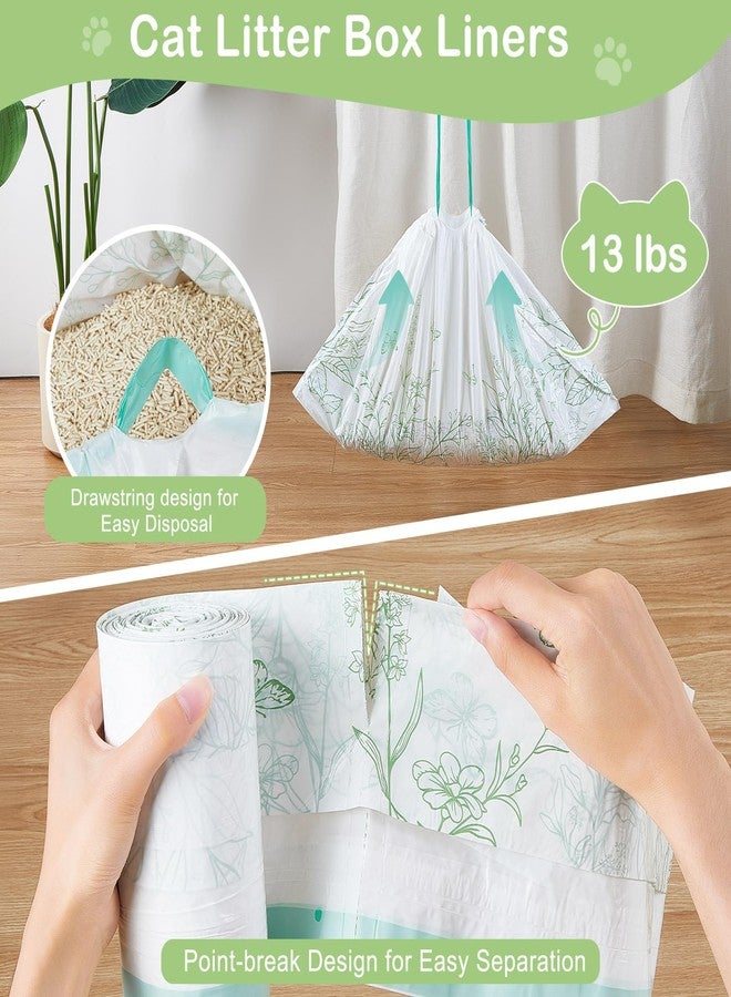 Glittme Cat Litter Box Liners 26"x16" - Heavy Duty Waste Drawer Bags for Automatic Self-Cleaning Litter Boxes - Leak-Proof, Tear-Resistant Refills for Small Trays (30 Counts) - Image 3