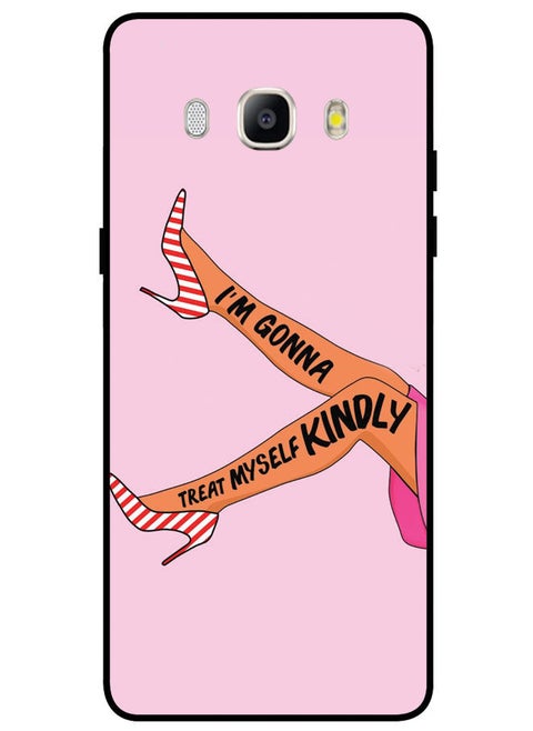 Protective Case Cover For Samsung Galaxy J5 2016 Smart Series Printed Protective Case Cover for Samsung Galaxy J5 2016 I'M Gonna Treat Myself Kindly