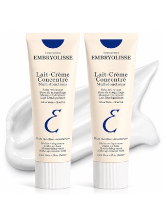 Embryolisse Lait-Crème Concentré Multi-Function Moisturizing Cream 75ml Pack of 2 | Hydrating Face Cream, Makeup Base & Moisturizer