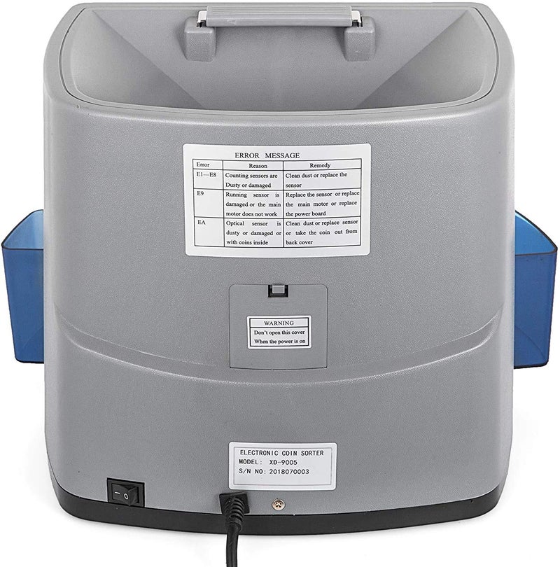 EX ELECTRONIX EXPRESS Electronic USD Coin Sorter and Counter with LCD Display, Sorts 270 Coins Per Minute into Coin Wrappers or Bins, Coin Wrapper Tubes Included by EX ELECTRONIX EXPRESS - Image 5