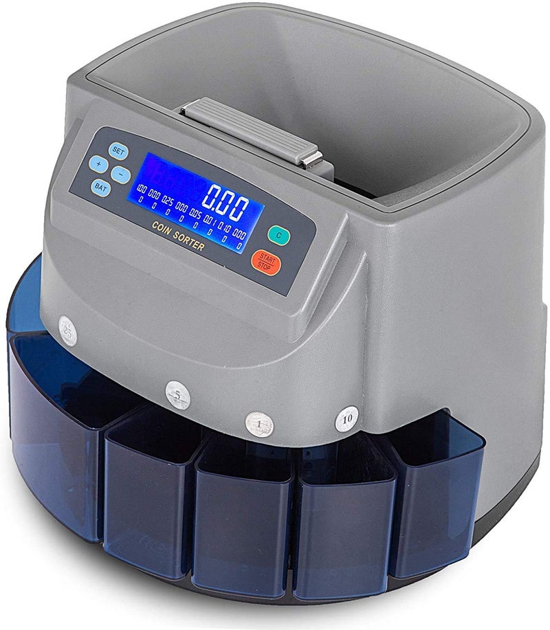 EX ELECTRONIX EXPRESS Electronic USD Coin Sorter and Counter with LCD Display, Sorts 270 Coins Per Minute into Coin Wrappers or Bins, Coin Wrapper Tubes Included by EX ELECTRONIX EXPRESS - Image 3