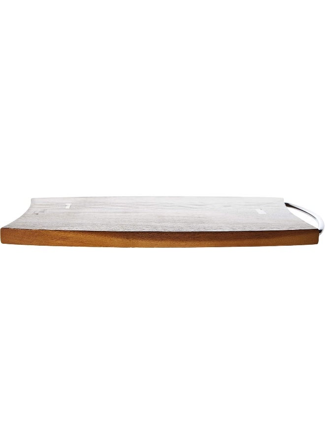 BILLI Cutting board with metal handle aca-15dc, brown, wooden/metal  - Image 2