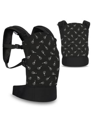 Lorelli Baby Carrier Wally with Head Support from 3 Months, Ergonomic Design, Lightweight, 100% Cotton, Ultra Soft, Adjustable Straps, Easy to Wear, Forward Facing, Face to Face, Black - pzsku/Z0F433384F3A7C9633166Z/45/_/1729623257/335150ab-0144-44a6-bb76-e339c0a0595a