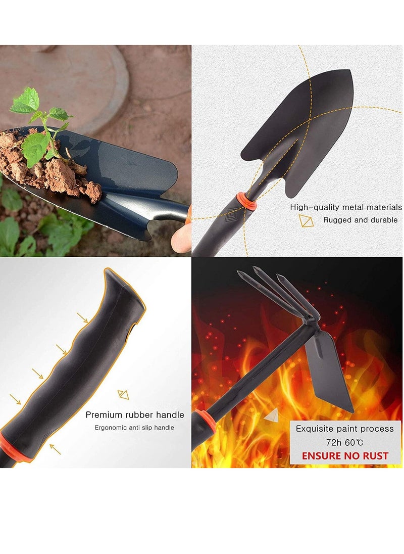 3Pack Aluminum Heavy Duty Durable Iron Anti Rust Coated Black Rake Gardening Hand Shovels Soil Scoop For Indoor And Outdoor Plantation - pzsku/Z0F4334C34B3F08716B11Z/45/_/1694430250/40664572-c631-4e2f-a41c-65eb71463c57