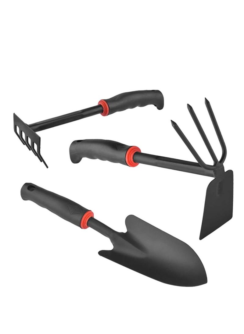 3Pack Aluminum Heavy Duty Durable Iron Anti Rust Coated Black Rake Gardening Hand Shovels Soil Scoop For Indoor And Outdoor Plantation - pzsku/Z0F4334C34B3F08716B11Z/45/_/1695195452/5a444c20-fe09-4ddc-ae3b-45f44d875ca5