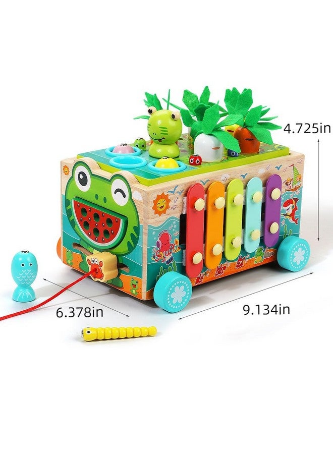 JAUNTY لعبة مونتيسوري الخشبية للأطفال من JAUNTY للأعمار 1 2 3 سنوات، لعبة تعليمية STEM للأولاد والبنات 18 شهرًا وما فوق، تعليم ما قبل المدرسة لتطوير المهارات الحركية الدقيقة، هدايا عيد الميلاد الأولى للأطفال من 1-3 سنوات - Image 2