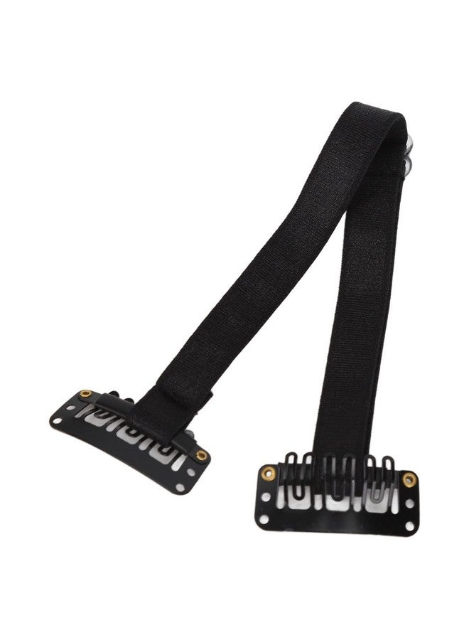 Worem Face Lift Band Easy To Operate Wrinkle Removal Belt 4 Pieces Reusable With Hair Clip For Face Shaping (Black) - Image 4