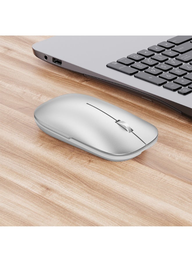 دبليو اي دبليو يو ماوس لاسلكي WiWU WM110 مزدوج الاتصال (Bluetooth + 2.4G) قابل للشحن USB-C مع أزرار صامتة – أسود - Image 4