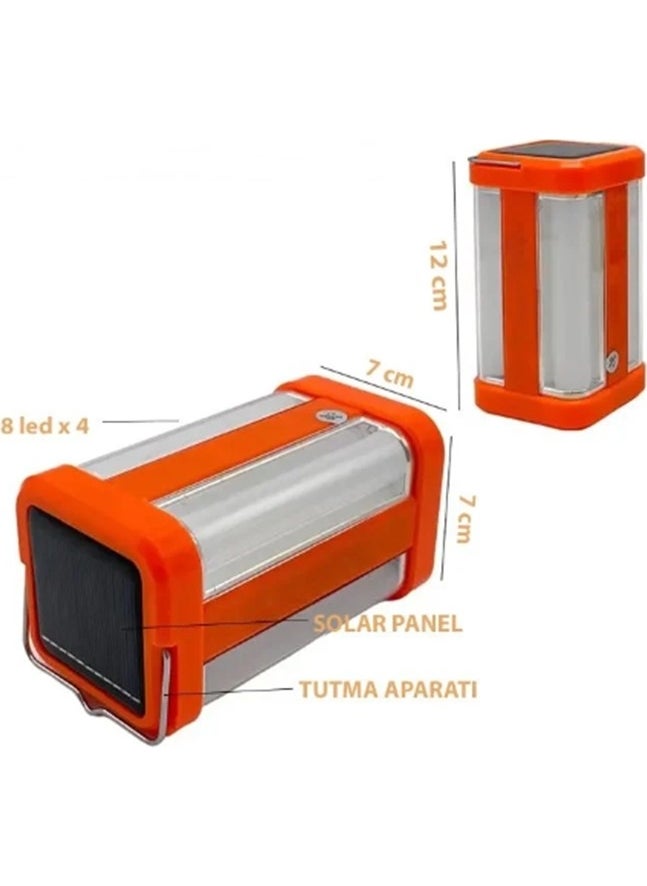 Gaman Rechargeable Hanging 32 LED Flashlight 360° Searchlight - Emergency Solar Solar Powered Flashlight - Searchlight  - Image 3