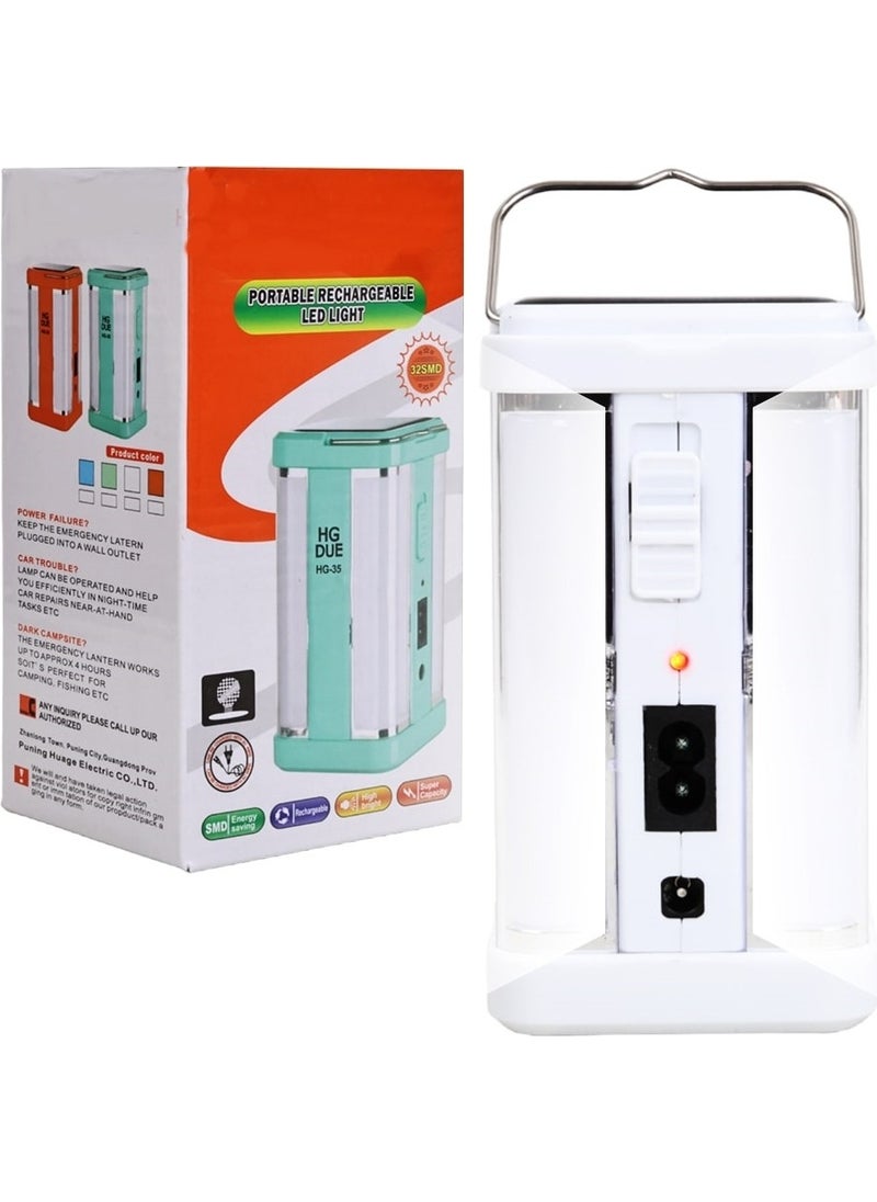 Gaman Rechargeable Hanging 32 LED Flashlight 360° Searchlight - Emergency Solar Solar Powered Flashlight - Searchlight  - Image 4