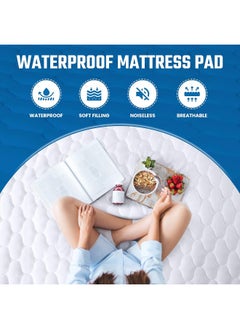 Utopia Bedding Utopia Bedding Quilted Fitted Waterproof Queen Mattress Protector  - Image 5