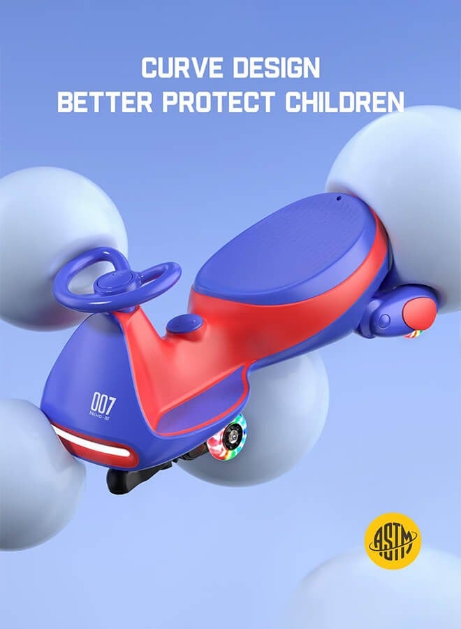 الأورلار سيارة كهربائية 2 في 1 للأطفال، توجيه 360°، سرعة قابلة للتعديل، عجلات مضيئة، بلوتوث – مثالية للمتعة العائلية وهدايا العيد - Image 5