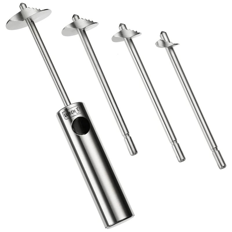 Lurch Germany Twister Stainless Steel Vegetable Drill | Fruit Corer And Veggie Spiralizer Ergonomic Handle With 4 Sizes for Coring and Hollowing out Zucchini, Potatoes, Carrot, Apple - Image 1