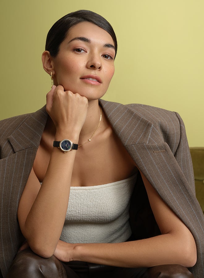 OLIVIA BURTON Round Analog Women'S Ionic Plated Rose Gold Steel Case  Watch - Image 5