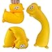 The Orb Factory ORB Easy Sqweezy Pets Giant Stretchy Dog Stretches Up to 5 Feet Long Huge Jumbo Sized Yellow Squishy Toy Puppy Stretch and Squeeze for Stress Relief Fun Sensory Fidget Toy for Kids and Adults - Image 2