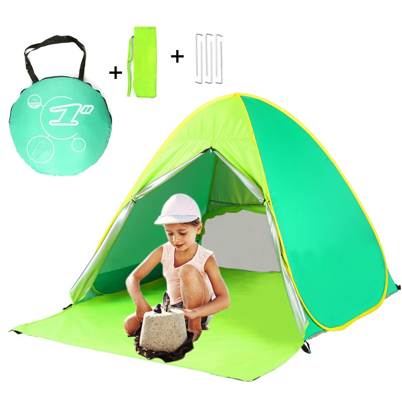 Pop up Beach Tent Portable Instant Anti UV Sun Shelter Tent Cabana Beach Shade - Image 1