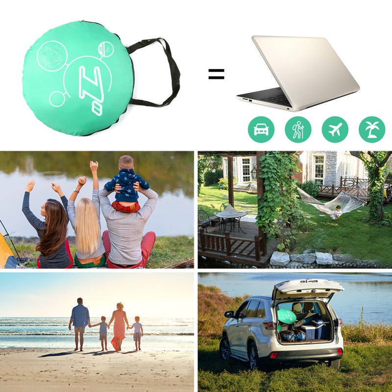Pop up Beach Tent Portable Instant Anti UV Sun Shelter Tent Cabana Beach Shade - Image 4
