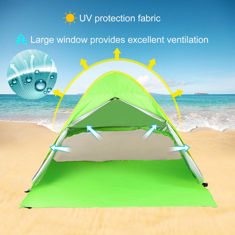 Pop up Beach Tent Portable Instant Anti UV Sun Shelter Tent Cabana Beach Shade - Image 3