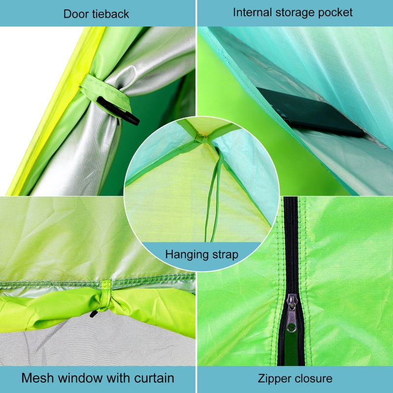 Pop up Beach Tent Portable Instant Anti UV Sun Shelter Tent Cabana Beach Shade - Image 5