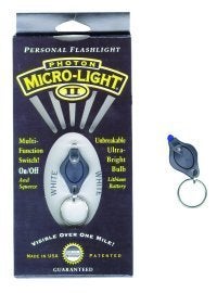 LRI PBK Photon II LED Keychain Micro-Light, Blue Beam