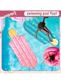General Adult water ice cream ice cream floating row floating bed single inflatable floating bed floating lounger floating air 196X86CM  - Image 3