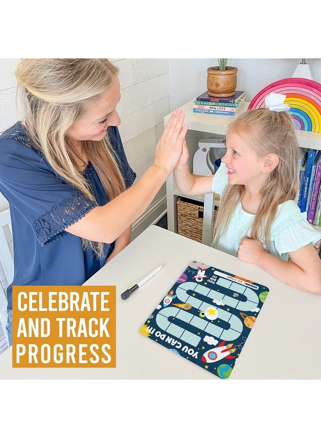 Hadley Designs Space Reward Chart For Kids Behavior Chart For Home - Kids Reward Chart Magnetic Responsibility Chart For Kids, Toddler Reward Chart For Toddlers 2-4 Years, Good Behavior Chart For Kids At Home - Image 2