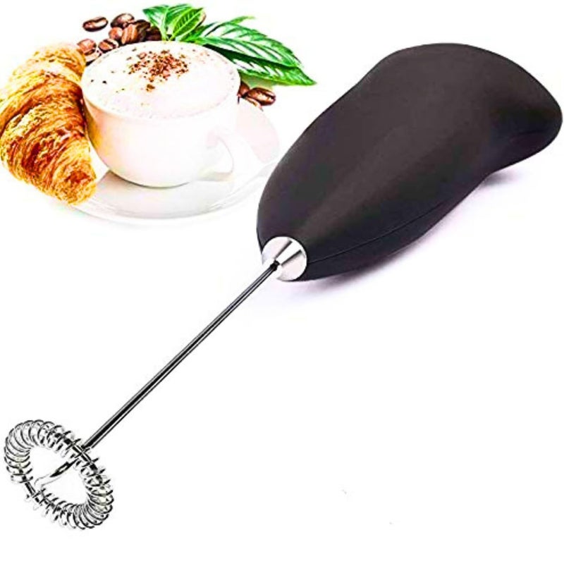 KhuHap Coffee Blender Mini HighPerformance Handheld Frother for Espresso Cappuccino Milkshakes and Frothy Drinks Battery Operated Compact Stainless Steel Design Pack of 1 Multicolor - Image 1