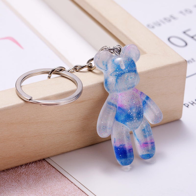 Aesnefe Pocket Worry Bear Hug, Anxiety Relief Keepsake, Mental Health Encouragement Gift, Emotional Support Token, Stress Comfort Gift for Teens & Adults, Light Blue - Image 4