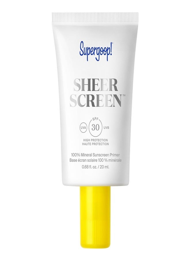 Supergoop! - Supergoop! Sheerscreen Sunscreen SPF 30 (20ml) – Ultra-Light, Invisible Broad-Spectrum Protection for Face with Hydrating, Antioxidant-Rich Formula, Perfect for Daily Use - Image 1
