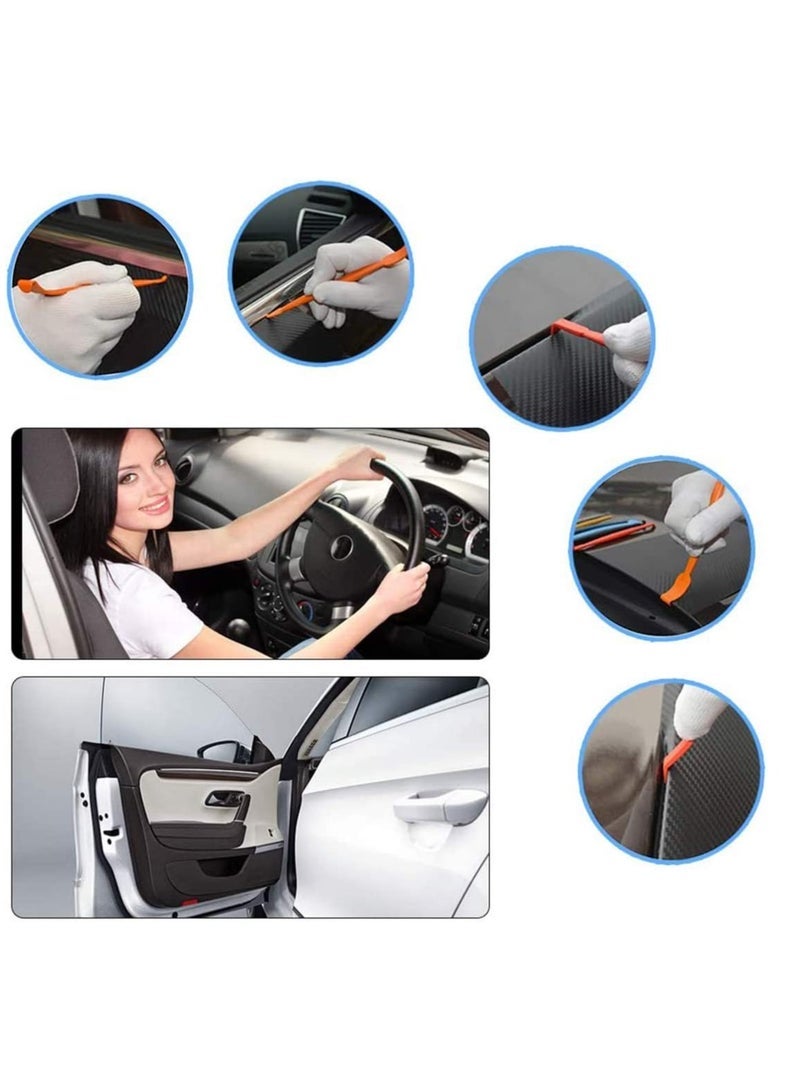 SYOSI 13Pcs Window Tint Film Installation Tool Kit Vinyl Wrapping Tools Car Window Squeegee Set Kit for Vehicle Windows + 2 Pcs Suede Felt Sticker Car Tool Kit Squeegee Film - Image 5