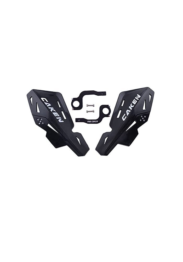 PRO CAKEN Universal 78 22mm and 1 18 28mm Handle Bar Hand Guards CNC Bracket for Dirt Bike Motocross ATV Scooter for CRF KLX KX LTR TRX SX SXF EXC XCW Grizzly Hawk 250 BicyclesBlack - Image 1