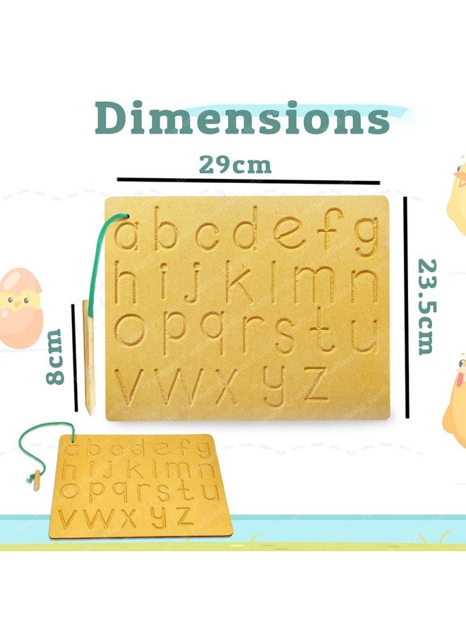 FunBlast FunBlast Small Letter Writing Practice Board, Tracing Board for Kids - Learning Toys for Kids - 1 Unit (Made in India), Multicolor  - Image 2