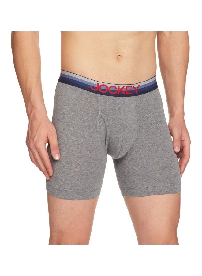 JOCKEY ZN03 Men Super Combed Cotton Elastane Stretch Solid Boxer Brief with Ultra soft Waistband - Image 1