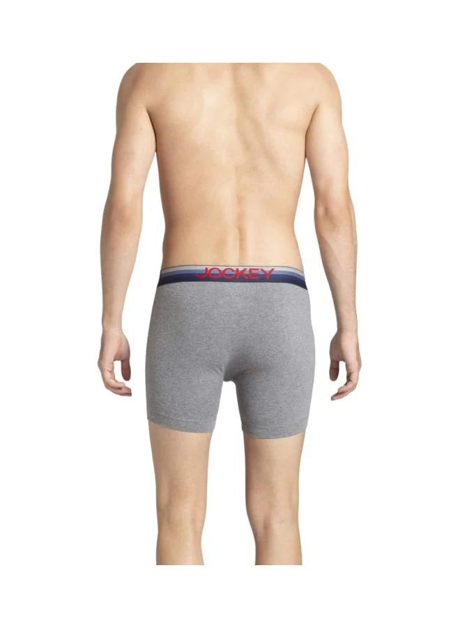 JOCKEY Jockey ZN03 Men Super Combed Cotton Elastane Stretch Solid Boxer Brief with Ultra soft Waistband