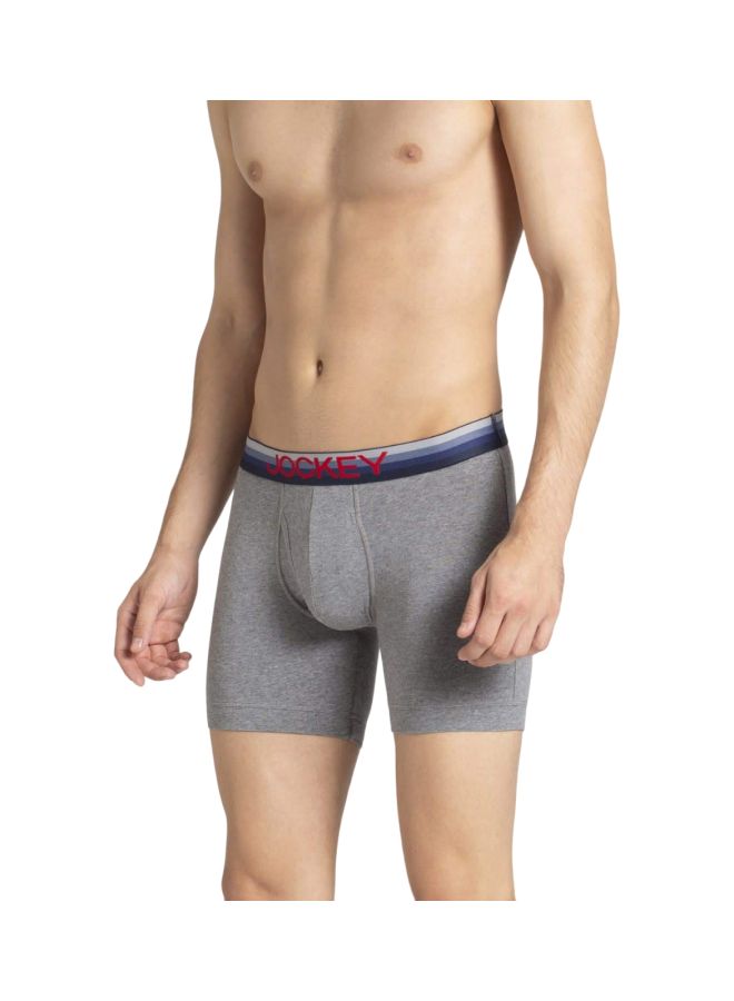 JOCKEY ZN03 Men Super Combed Cotton Elastane Stretch Solid Boxer Brief with Ultra soft Waistband - Image 4