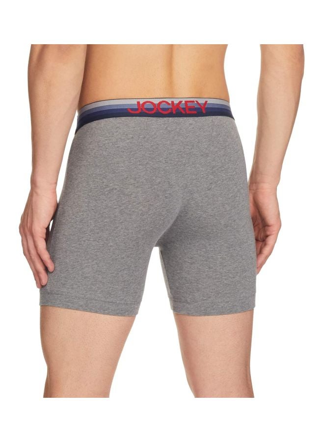 JOCKEY ZN03 Men Super Combed Cotton Elastane Stretch Solid Boxer Brief with Ultra soft Waistband - Image 3