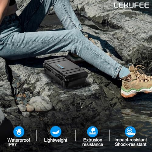 Lekufee حافظة سفر مقاومة للماء من ليكوفي متوافقة مع كاميرا إنستا 360 إيس برو 2 / إنستا 360 إيس برو / إنستا 360 إيس وكاميرا أكشن وإكسسوارات (الحافظة فقط) - Image 5