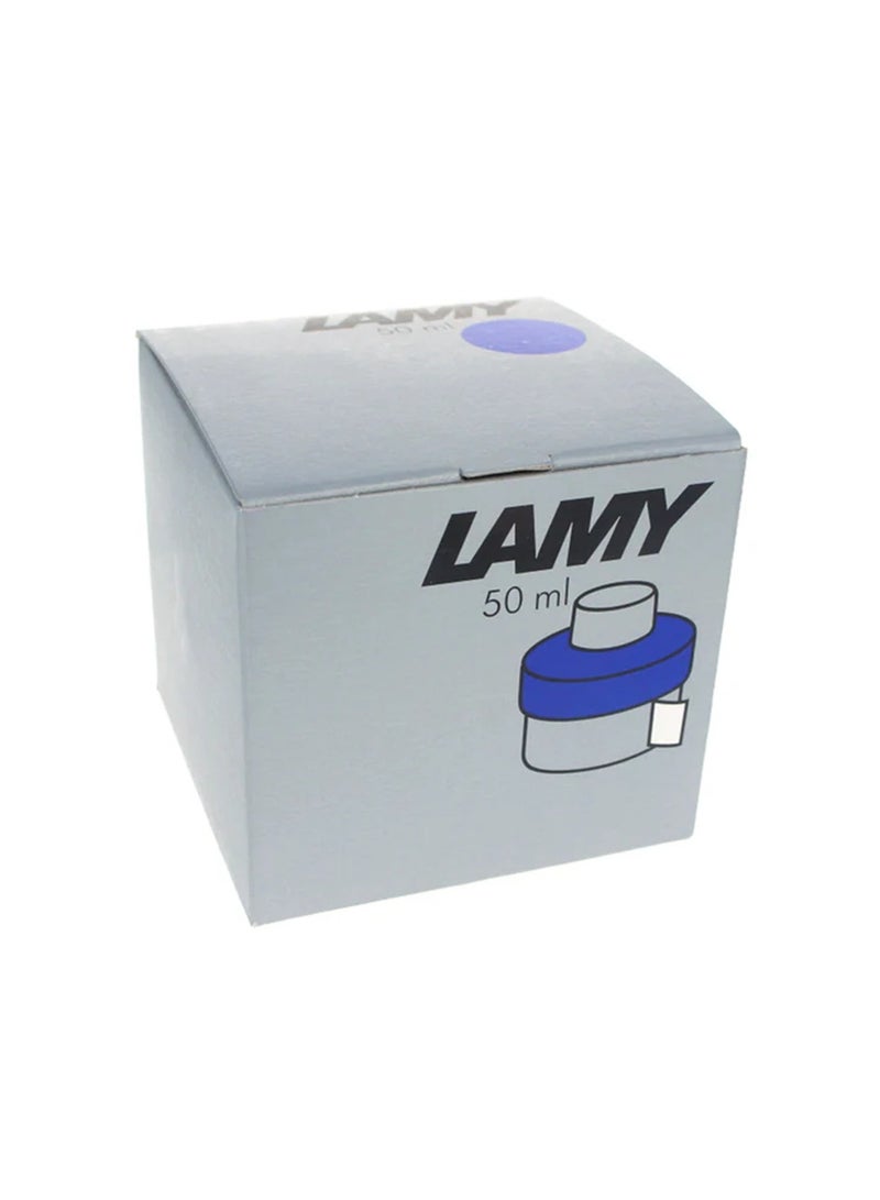 LAMY T52 Fountain Ink Pen Bottle 50ml Content Blue - Image 4