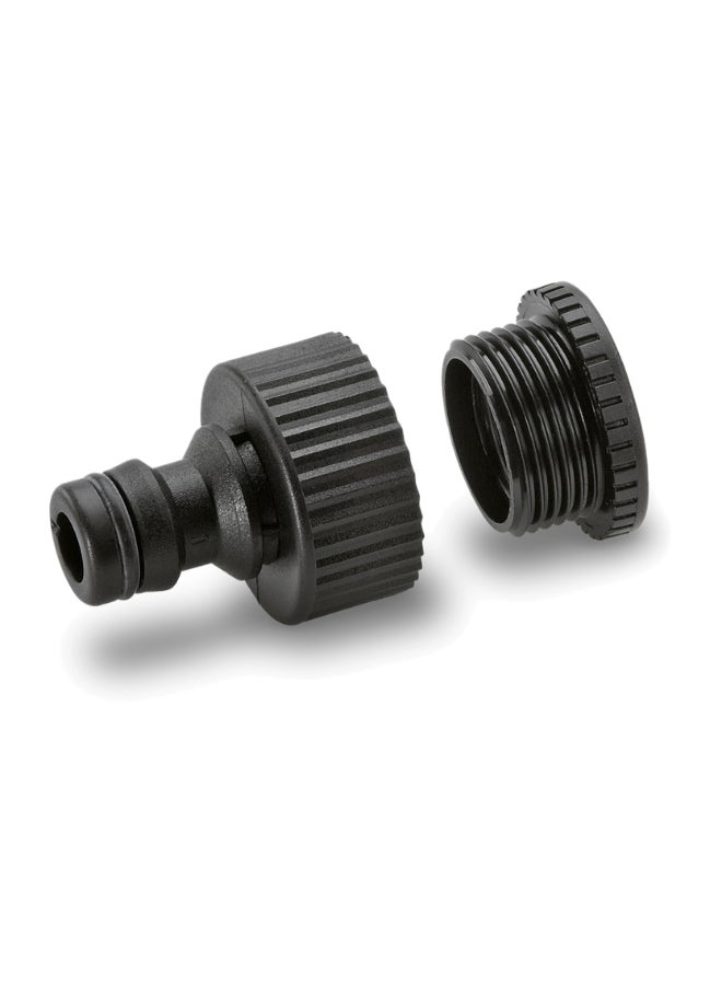 KARCHER Tap Adaptor With Tag, Fits G3/4 & G1/2 Threads, Robust Hose Connector